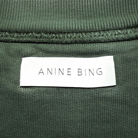Anine Bing Tiger Sweatshirt in Forest Green - Picture 5 of 7